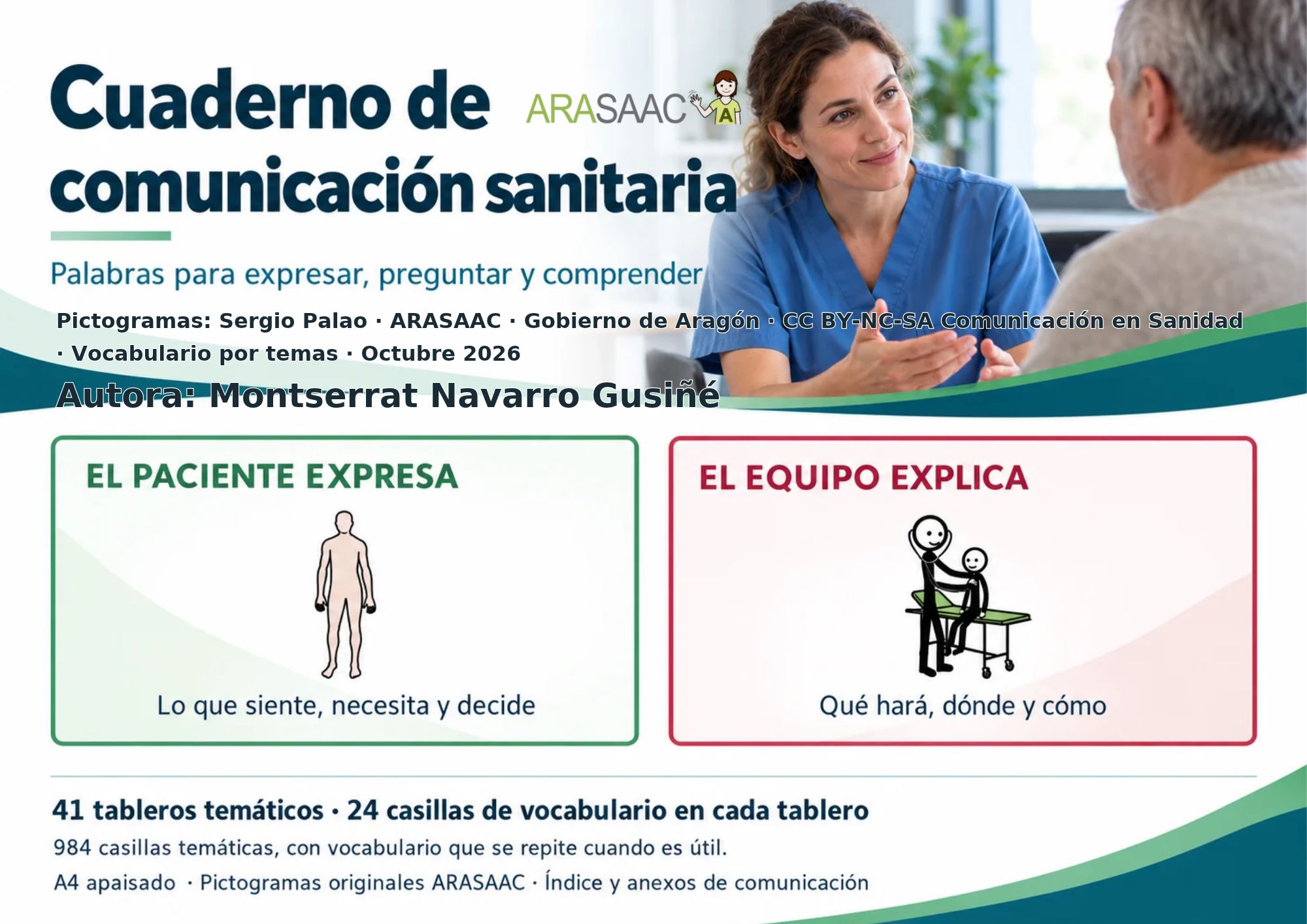 Cuaderno de comunicación sanitaria.